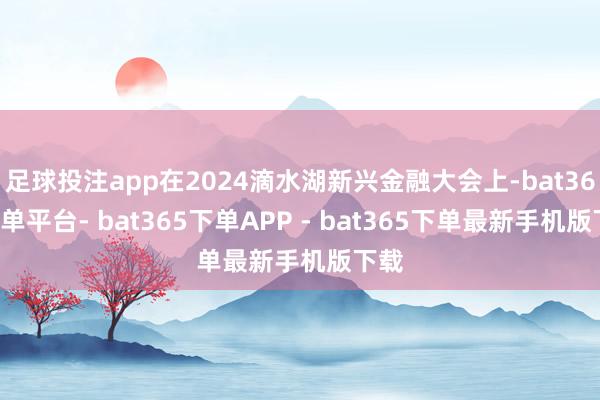 足球投注app在2024滴水湖新兴金融大会上-bat365下单平台- bat365下单APP - bat365下单最新手机版下载